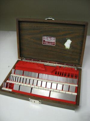 Starrett webber croblox GR2 gage block set 84PCS
