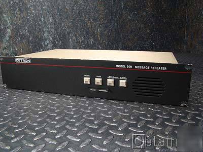 Zetron model 20R message repeater