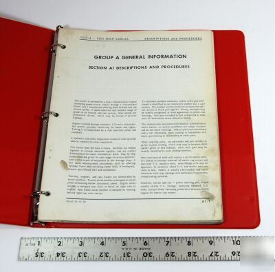 Oliver shop manual - 1250-a & 1255 - 1969