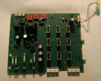 Printed circuit board w/ relays, regulators, switches