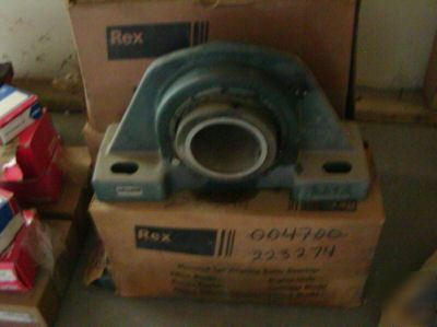 Rex pillow block bearing 3 7/16 conveyor bearing type e