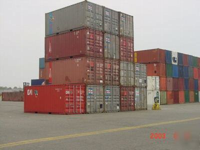 Storage containers: used 20' shipping container