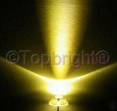 1000 pcs mega bright warm white led 5MM 20,000 mcd f/r