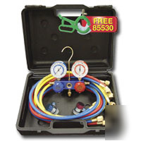 Dual 134A / r-12 aluminum gauge set with 60