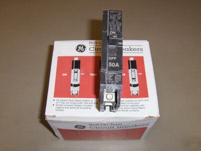 New lot of 18 ge TEY150 50AMP circuit breakers - in box
