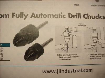 Wahlstrom automatic drill chuck