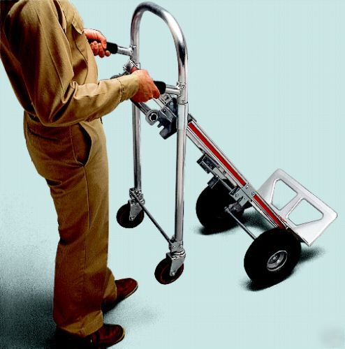 Aluminum hand truck magliner gemini junior handtruck