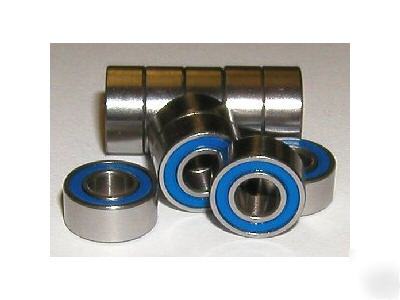 10 ball bearings 7X19X6 stainless steel rubber sealed