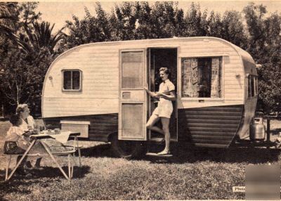 16 foot vacation camping trailer rv plans **original**