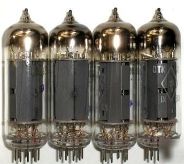 6P14P-ev= 6BQ5= EL84M vacuum tubes. nos.4 pcs