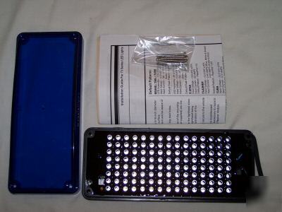 73 led flashing flushmount lighthead (clear)