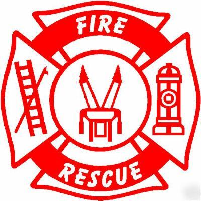 Firefighter rescue maltese 9 x 9 inch