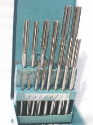 H.s.s. chucking reamer set 26 pc letter