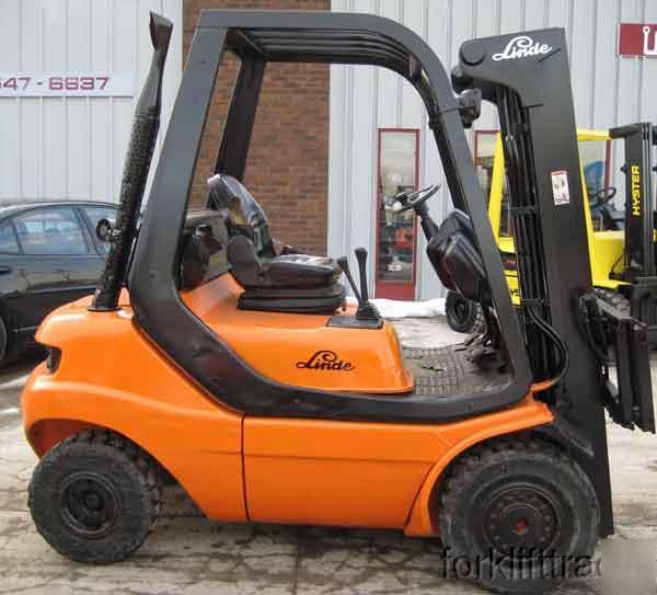 Linde pneumatic 5,000LB forkliftliftruck