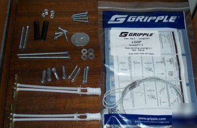 New complete wall anchor hardware kit + gripple hangers 