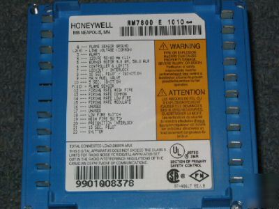 New honeywell RM7800 e 1010 series burner control * *