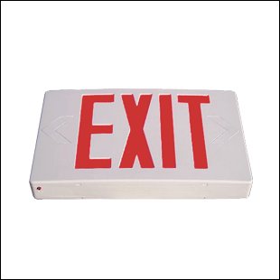 New slim type led exit sign / battery back-up, ,E3SCR