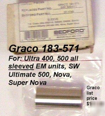 Piston valve, graco ultimate n ultra 400 500 em units