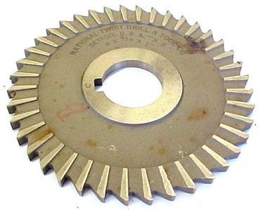 Plain tooth side milling cutter 4