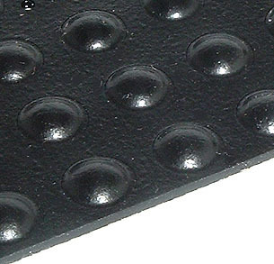 Self-adhesive rubber feet ~ tiny round black 1/4