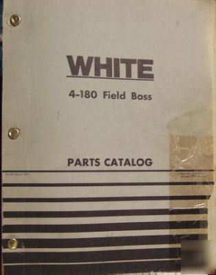 White 4-180 tractor parts manual - original