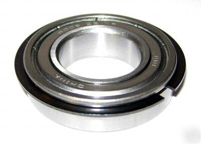 (10) 6005-zz-sr ball bearings w/snap ring,25X47MM zsr z