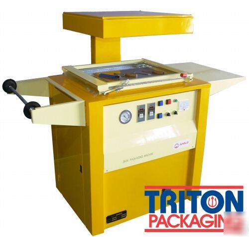 Apolo- skin pack packaging machine 22X18 frame skinpack