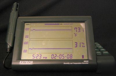 Extech instruments humidity temp recorder 