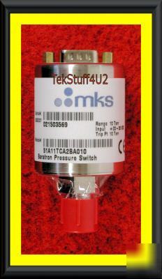 Mks 51A single-ended absolute vacuum switch 10 torr 