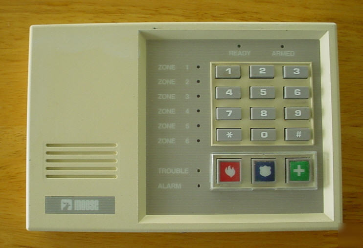 Moose Z900R security terminal keypad alarm - no 