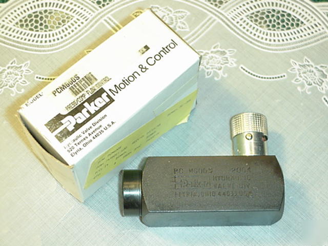 Parker motion & control PCM660S flow control valve