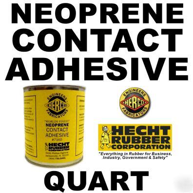 Quart neoprene rubber contact adhesive bonding glue