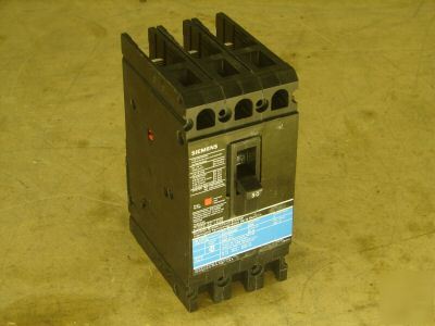 Siemens 3 pole circuit breaker ED43B090 90A 480V
