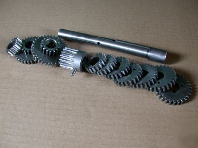 South bend lathe quick change gear box cone gears