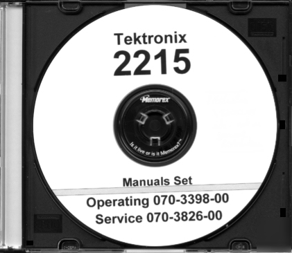 Tek 2215 service and operating manual set + extras