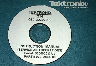 Tektronix 214 scope service &operation manual
