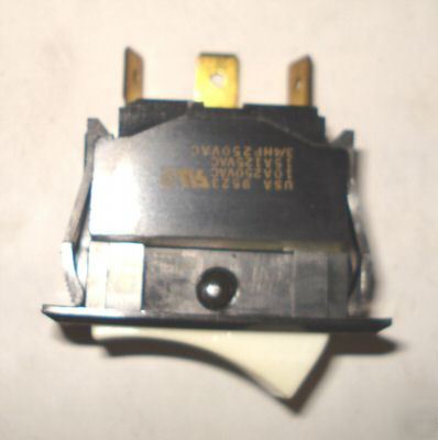 Tennant industrial part # 65558 switch, rocker, spdt,