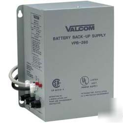 Valcom vpb-260 battery back-up power supplies 