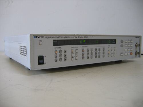 Fluke philips PM5193 sm synth function generator 50 mhz