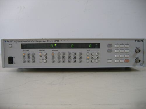 Fluke philips PM5193 sm synth function generator 50 mhz