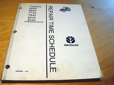 Ford 5640 6640 7740 7840 8240 8340 repair time manual