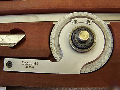 TW0 starrett protractors