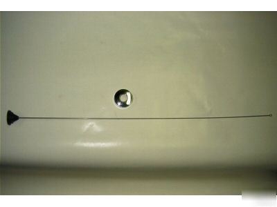 Motorola vhf 144-150 ham 1/4 wave antenna rod & nut