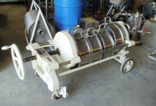 Filter, pressure leaf, 9 sf, s/st, htvl, adjustable,