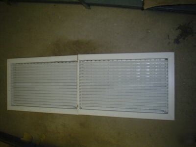 Hvac register grill w/ damper 38 5/8