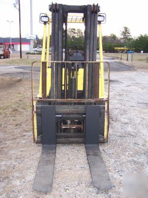 Hyster 6,000 lb cap. diesel solid pneumatic forklift
