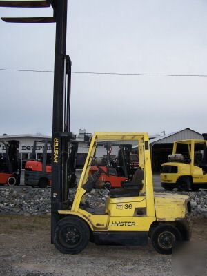Hyster 6,000 lb cap. diesel solid pneumatic forklift