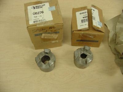 New (2) boston gear 08276 08270 FC25 1 1/8 coupling, =