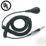 New desco/charleswater 09682 ground cord, 20FT, 5PCS 