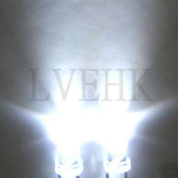 1000P super bright 3MM white led 20,000MCD + resistors